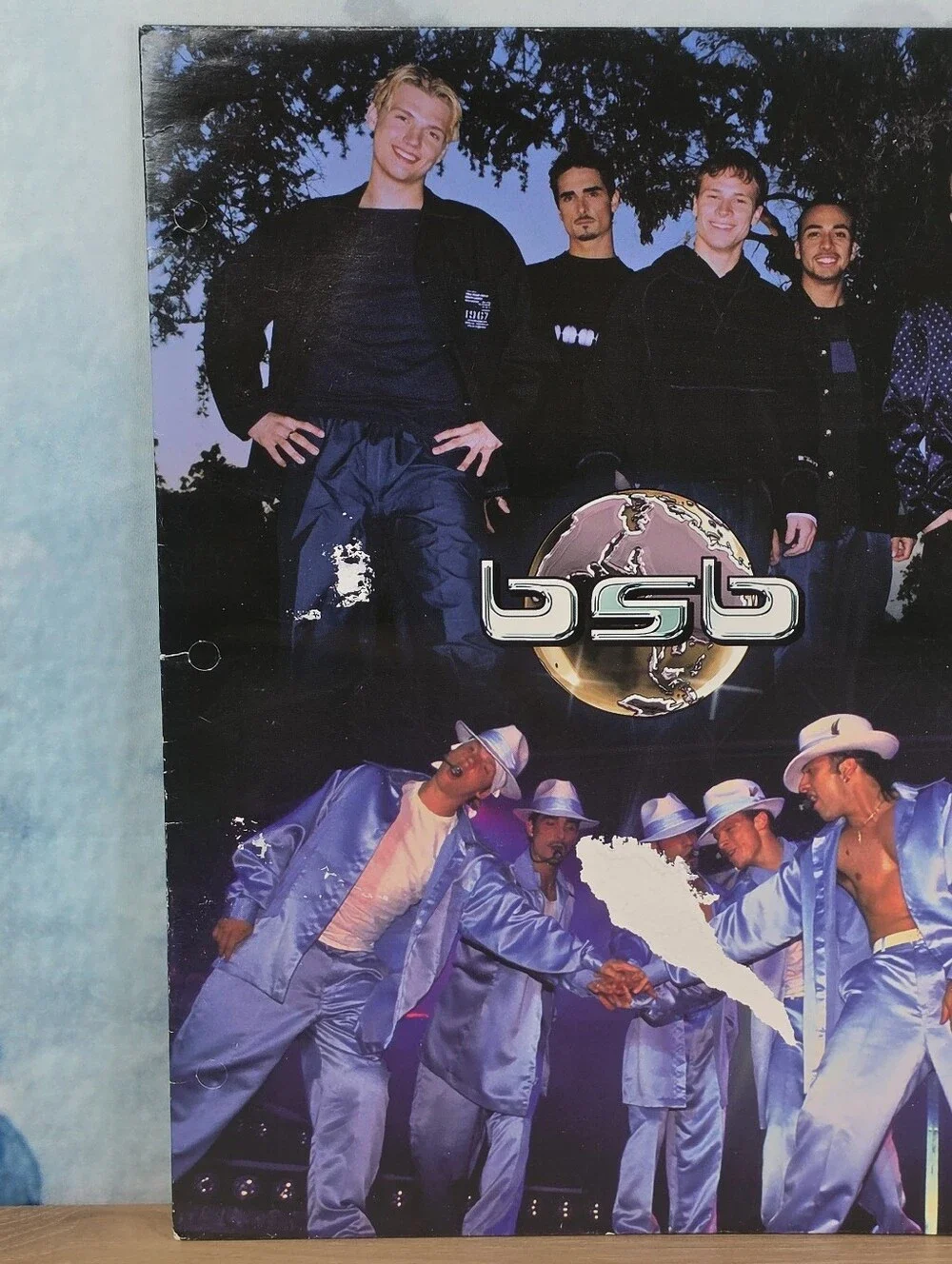 Vintage Backstreet Boys Folder Winterland Y2K